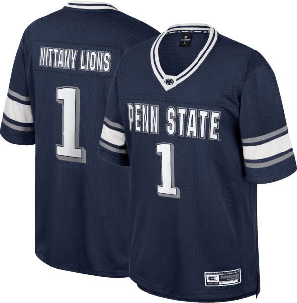Colosseum Youth Penn State Nittany Lions Blue No Fate Football Jersey, Boys', Large