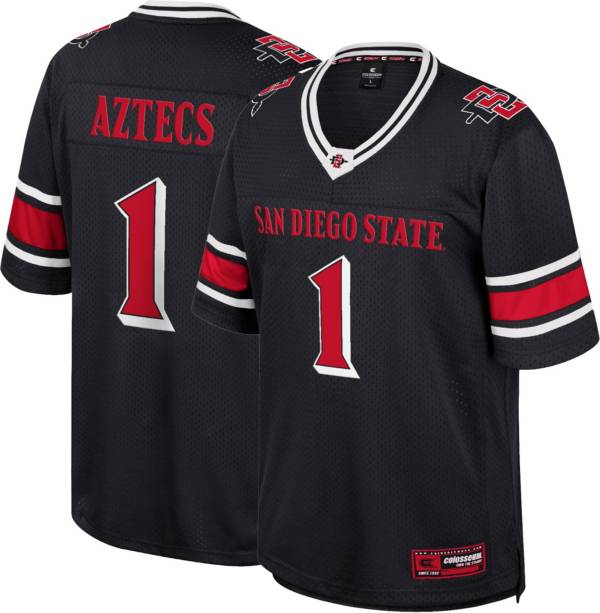 Colosseum Youth San Diego State Aztecs Black No Fate Football