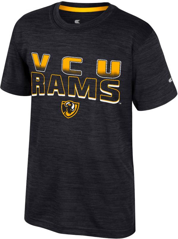 Colosseum Youth VCU Rams Black Creative Control T-Shirt, Boys', XL