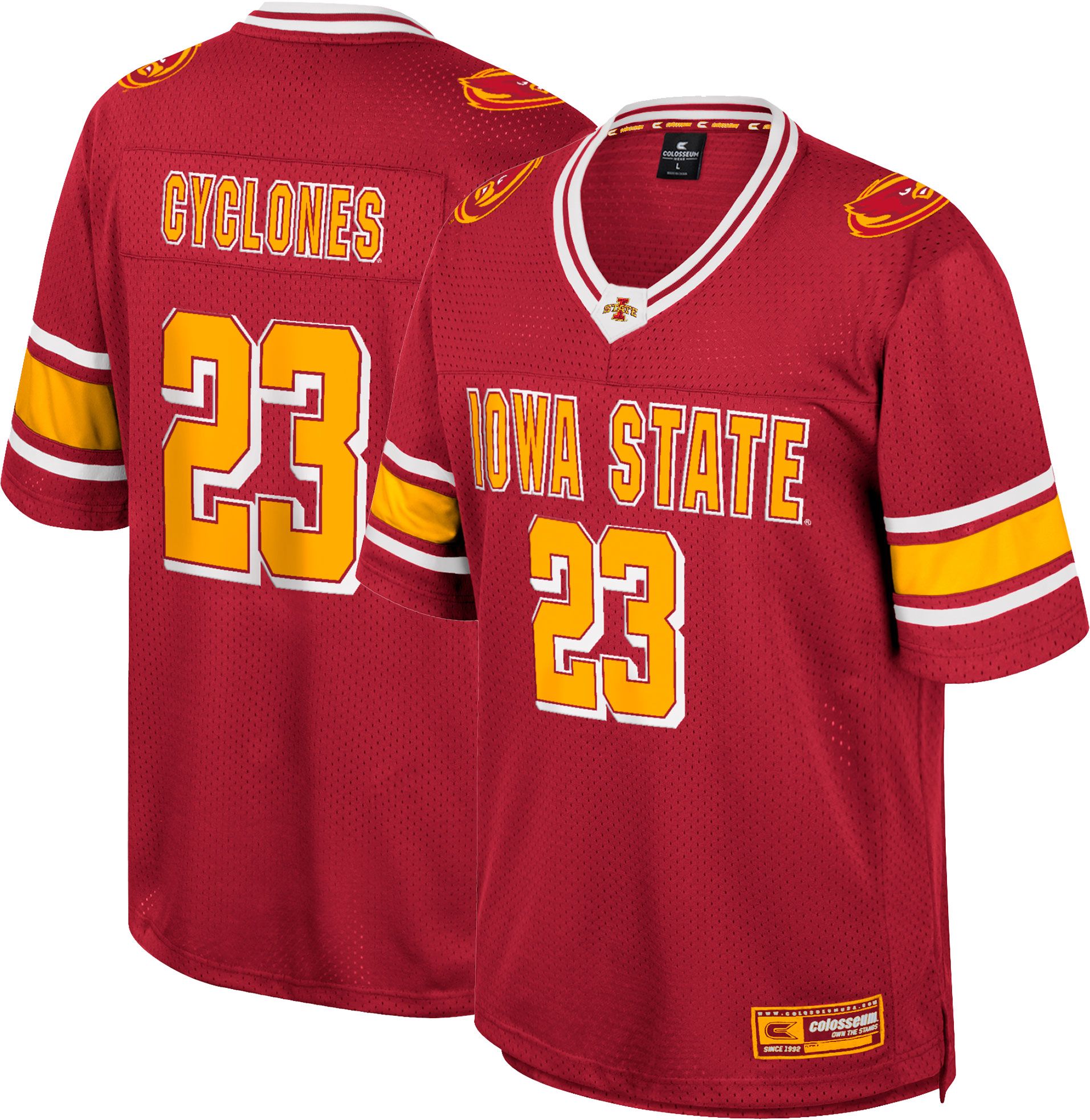 Colosseum Youth Iowa State Cyclones Cardinal No Fate Football Jersey