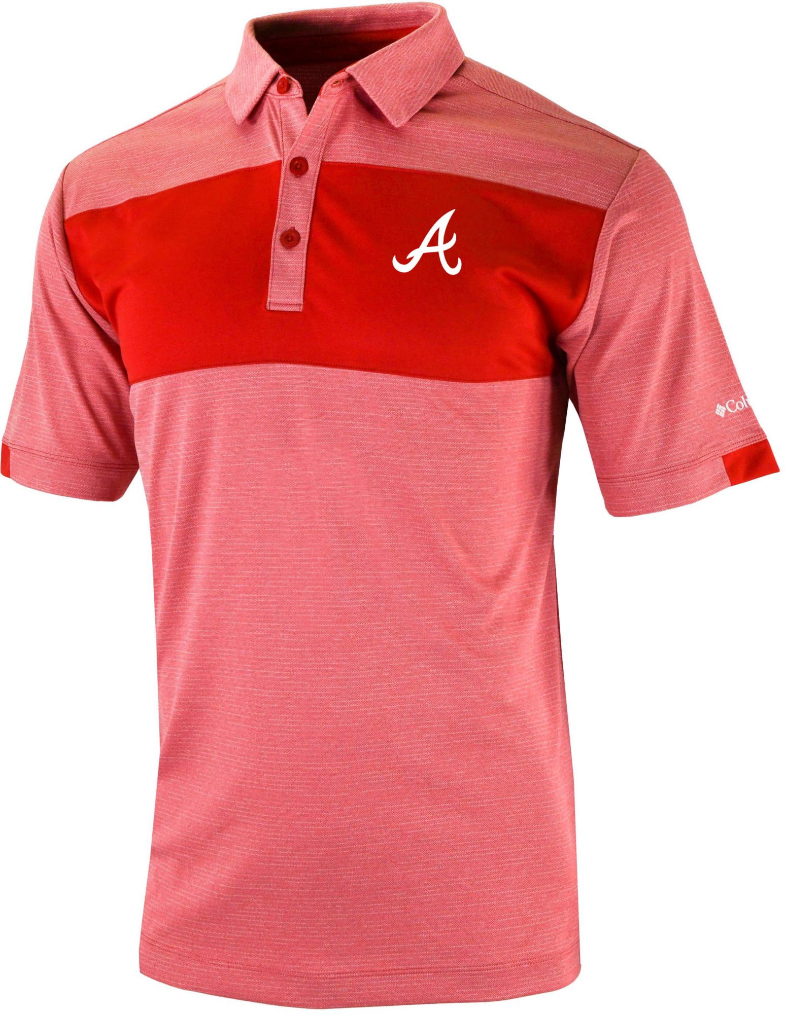 Columbia Men's Atlanta Braves Omni-Wick Total Control Polo product image