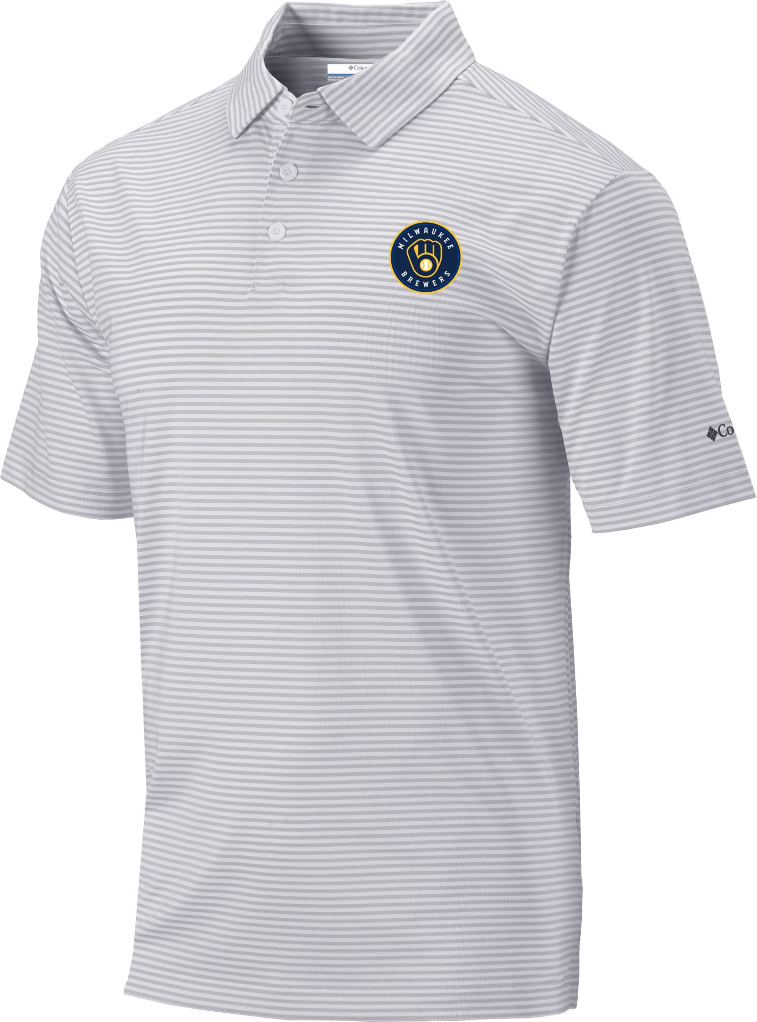 Columbia Men's Milwaukee Brewers Golf Club Invite Omni-Wick Polo product image