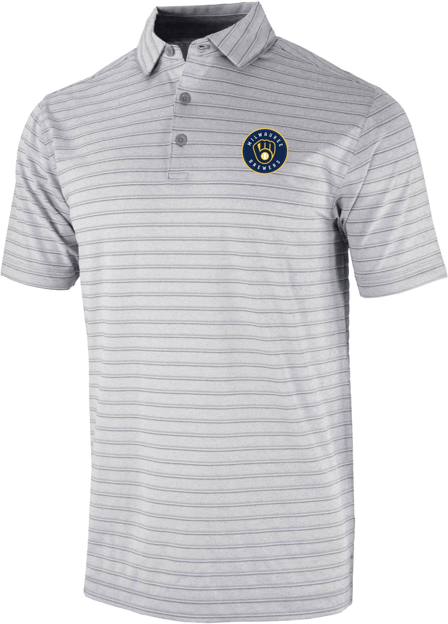 Columbia Men's Milwaukee Brewers Omni-Wick Post Round Polo product image