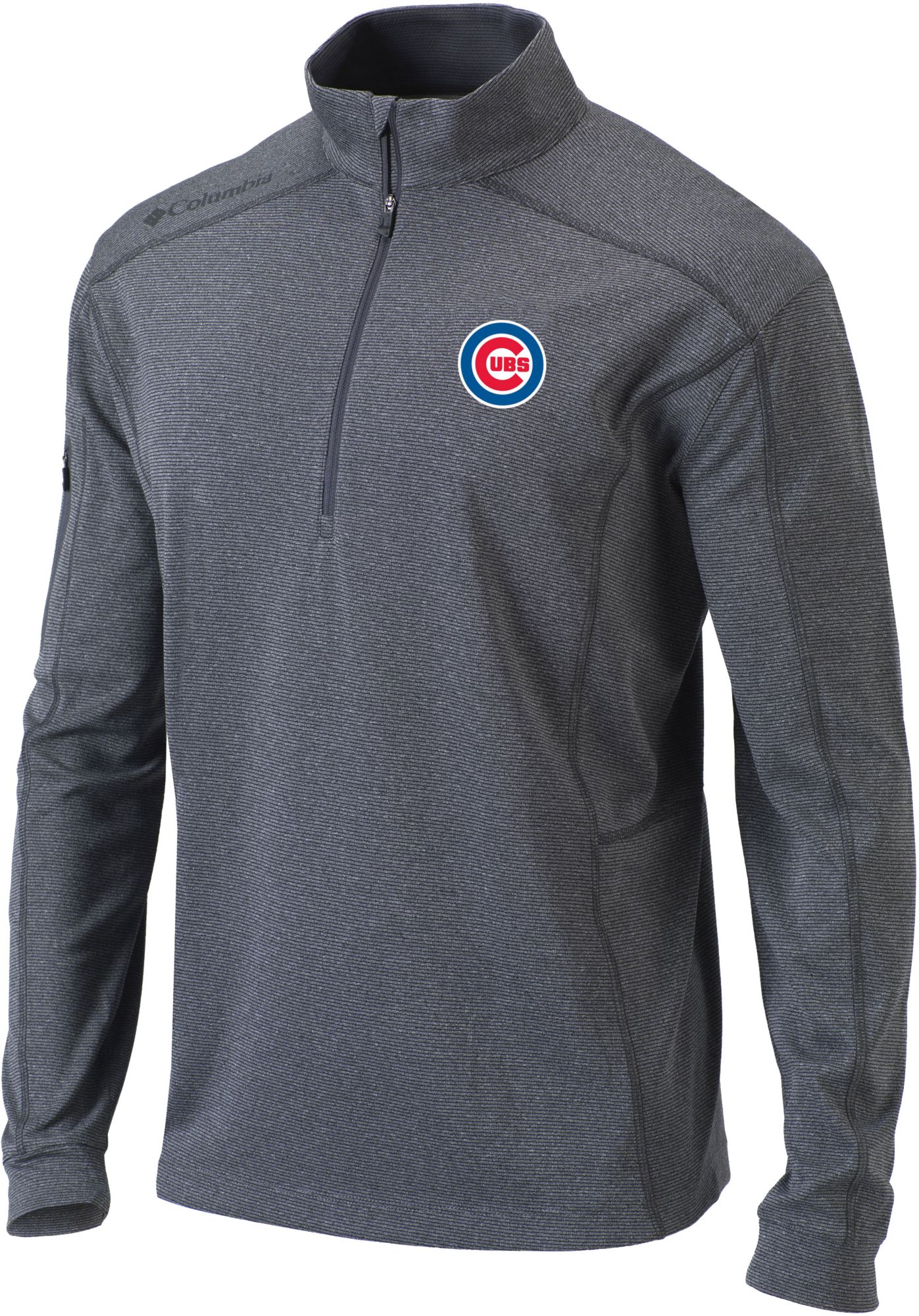 Columbia Men's Chicago Cubs Omni-Wick Shotgun 1/4 Zip Pullover product image