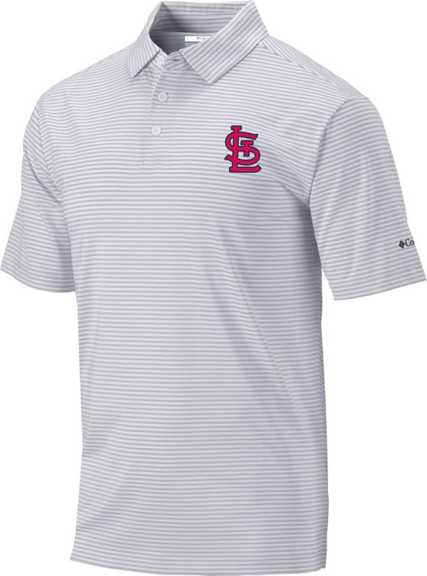 Columbia Men's Louisville Cardinals Cardinal Red Final Round Polo, Medium | Holiday Gift