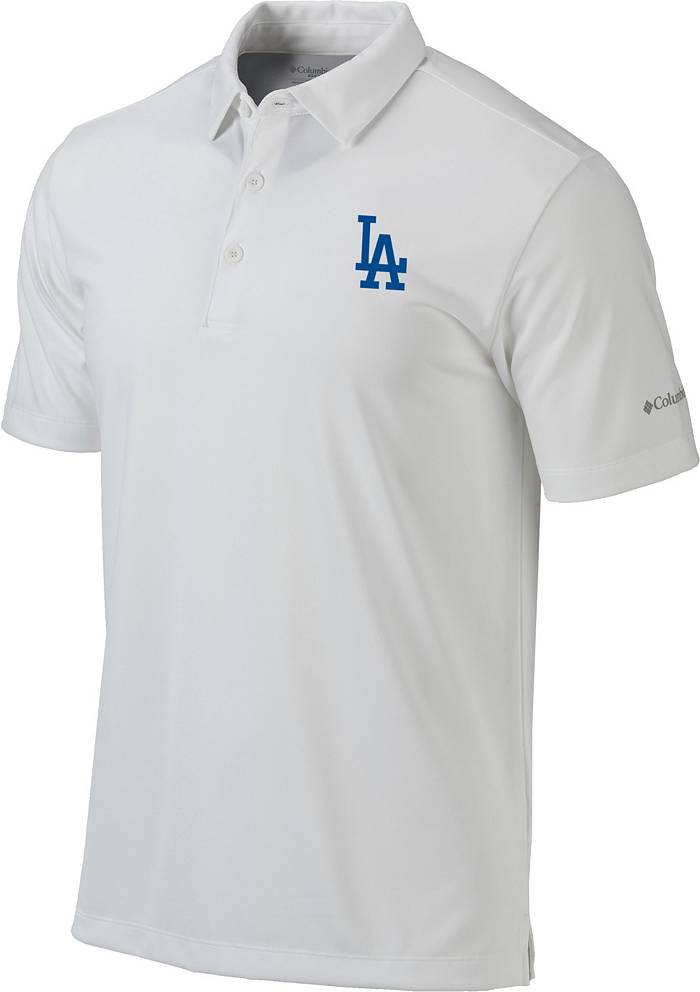 Los Angeles Dodgers Antigua Esteem Polo - White