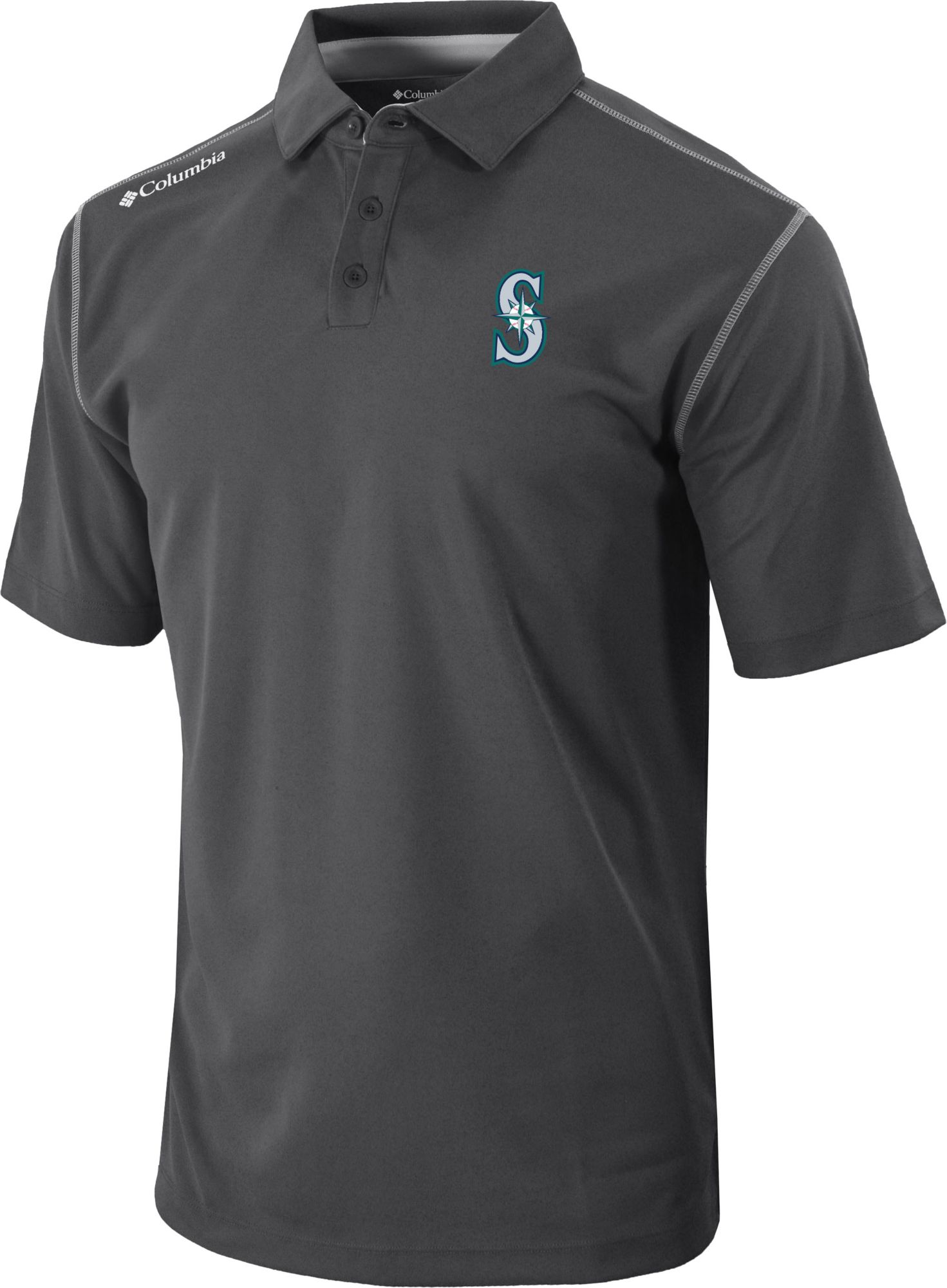 Columbia Men's Seattle Mariners Omni-Wick Shotgun Polo product image