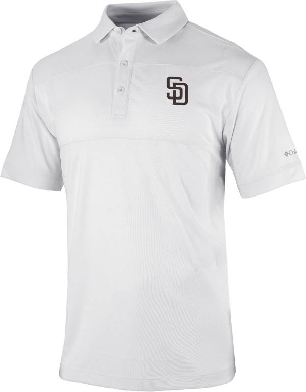 MLB Men's San Diego Padres Nike Gray Dri-FIT Stripe Polo