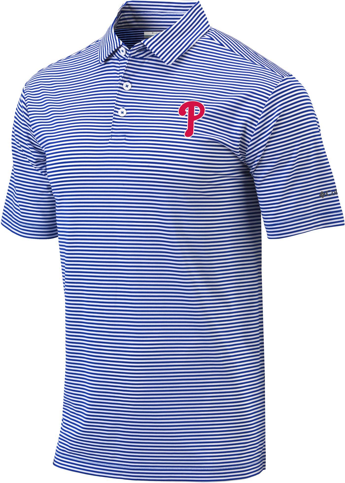Columbia Men s Philadelphia Phillies Golf Club Invite Omni Wick Polo Dick s Sporting Goods