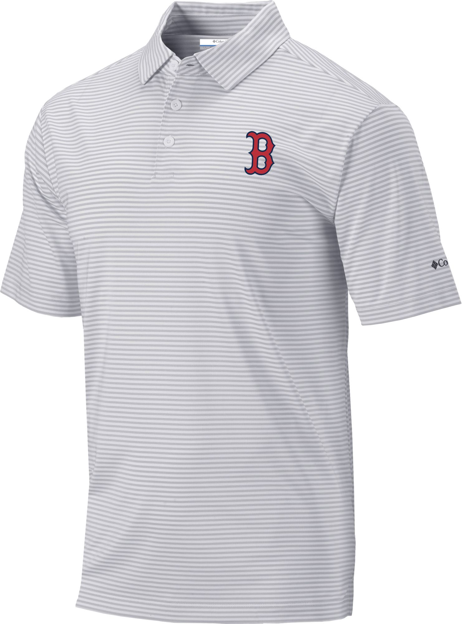 Columbia Men's Boston Red Sox Golf Club Invite Omni-Wick Polo