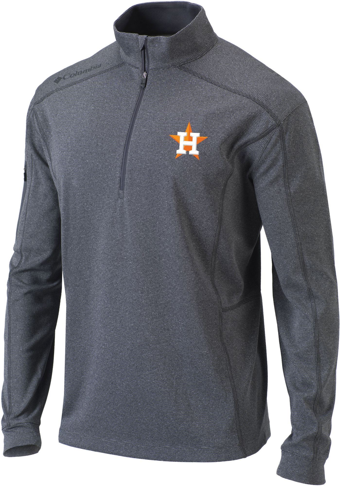 Columbia Men's Houston Astros Omni-Wick Shotgun 1/4 Zip Pullover product image