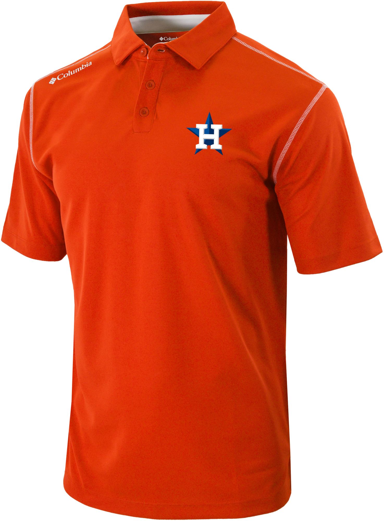Columbia Men's Houston Astros Omni-Wick Shotgun Polo product image
