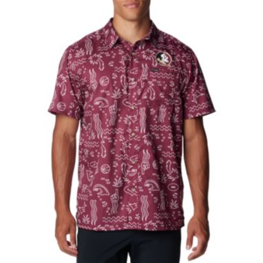 sorry, Columbia Men's Florida State Seminoles Garnet Super Slack Button Down Shirt is currently out of stock