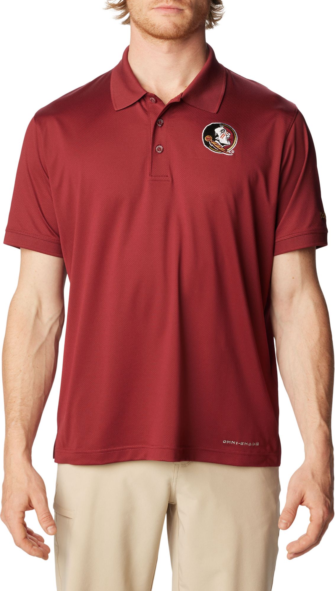 Columbia Men's Florida State Seminoles Garnet Tamiami Performance Polo product image