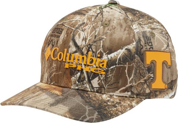 Columbia Men's Tennessee Volunteers Camo Real Tree Flex Fitted Hat