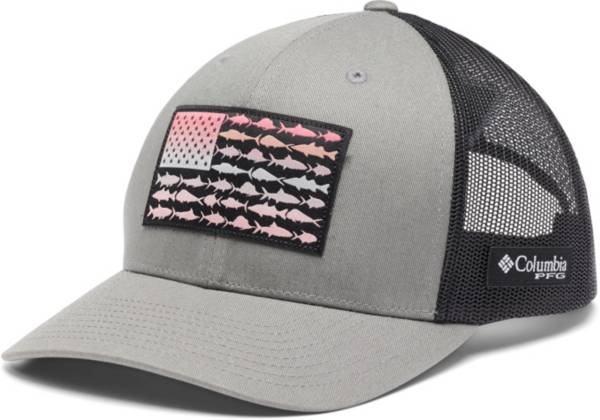 Columbia Men's PFG Fish Flag Mesh Snapback Hat