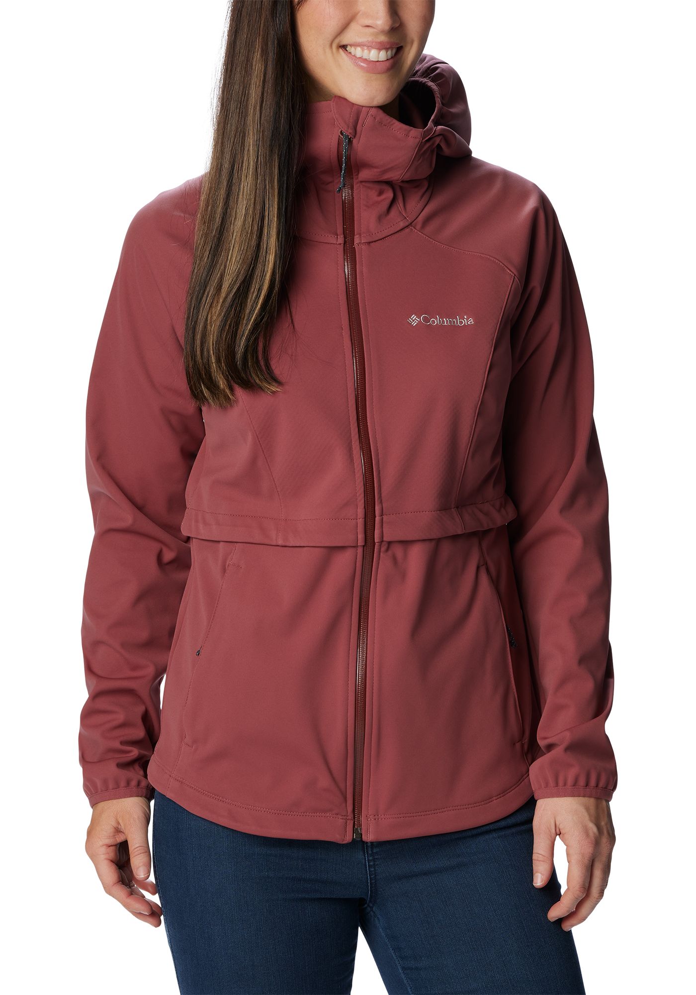 Columbia long softshell jacket online