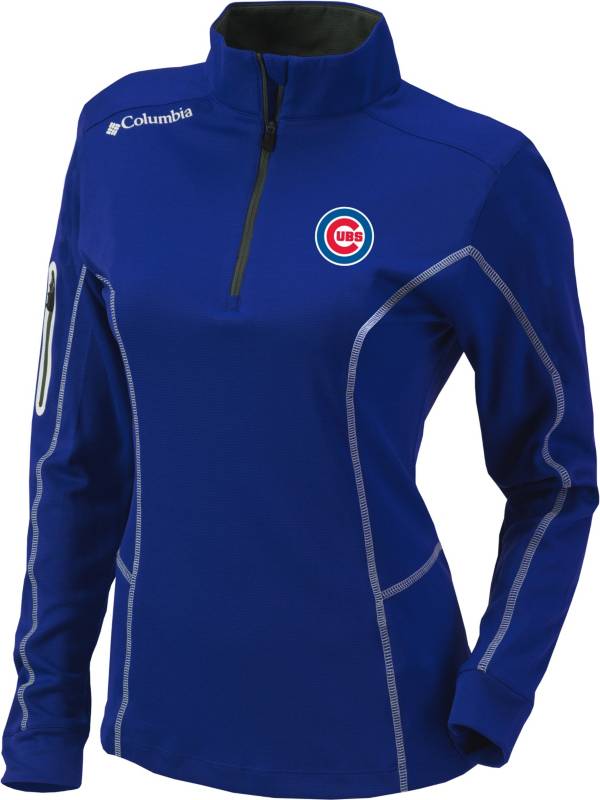 Columbia Women's Chicago Cubs Omni-Wick Shotgun 1/4 Zip Pullover product image