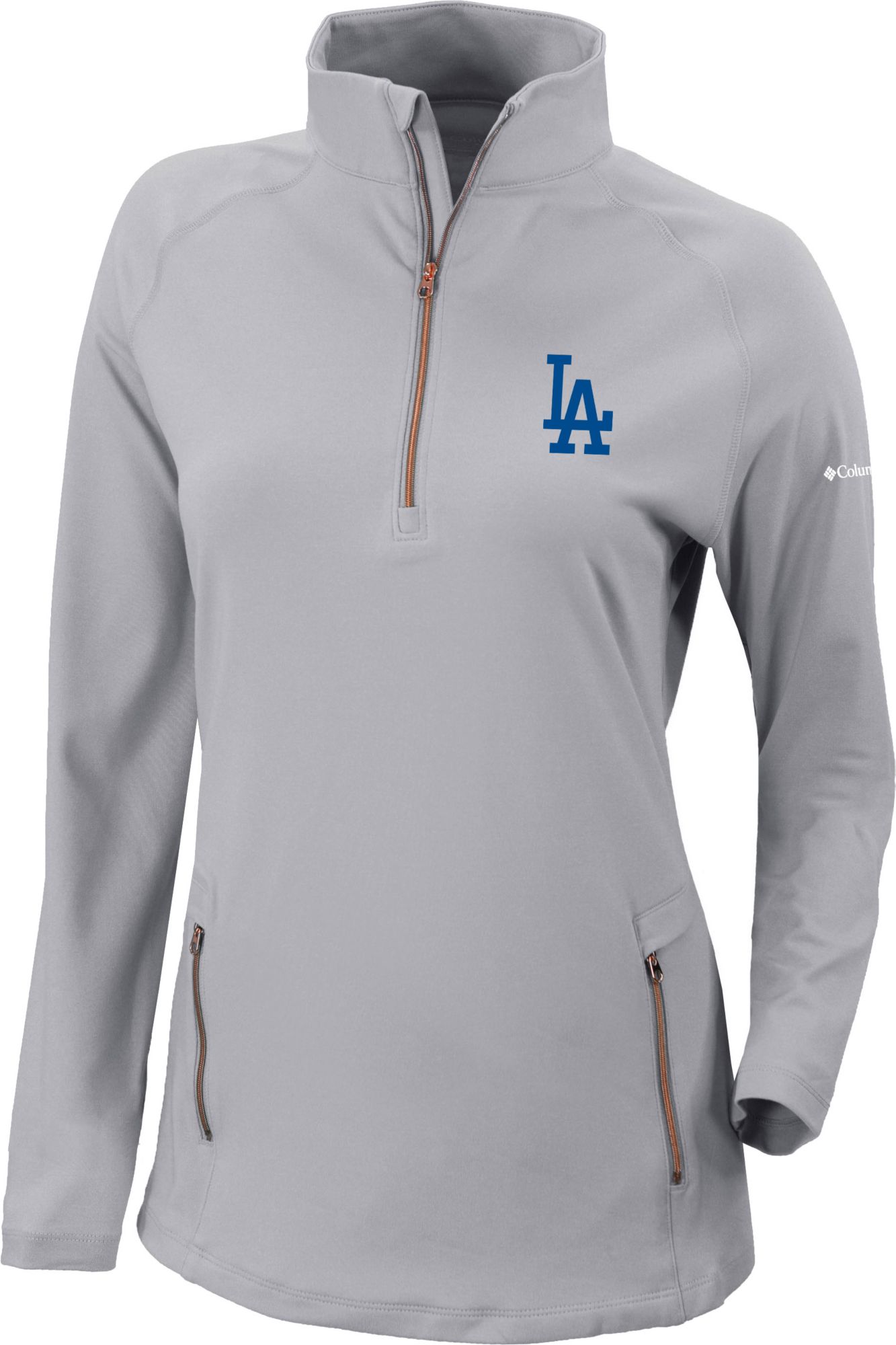 Columbia Women's Los Angeles Dodgers Omni-Wick Outward Nine 1/4 Zip Pullover product image