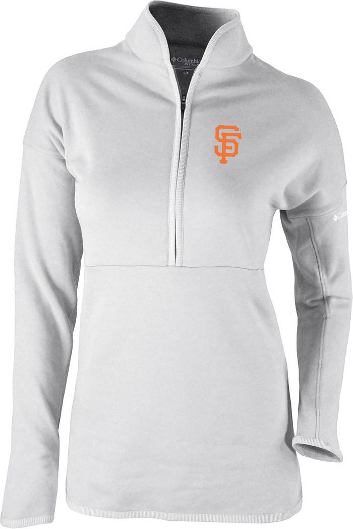 Women's Nike Orange/Black San Francisco Giants Next Up Tri-Blend Raglan  3/4-Sleeve T-Shirt