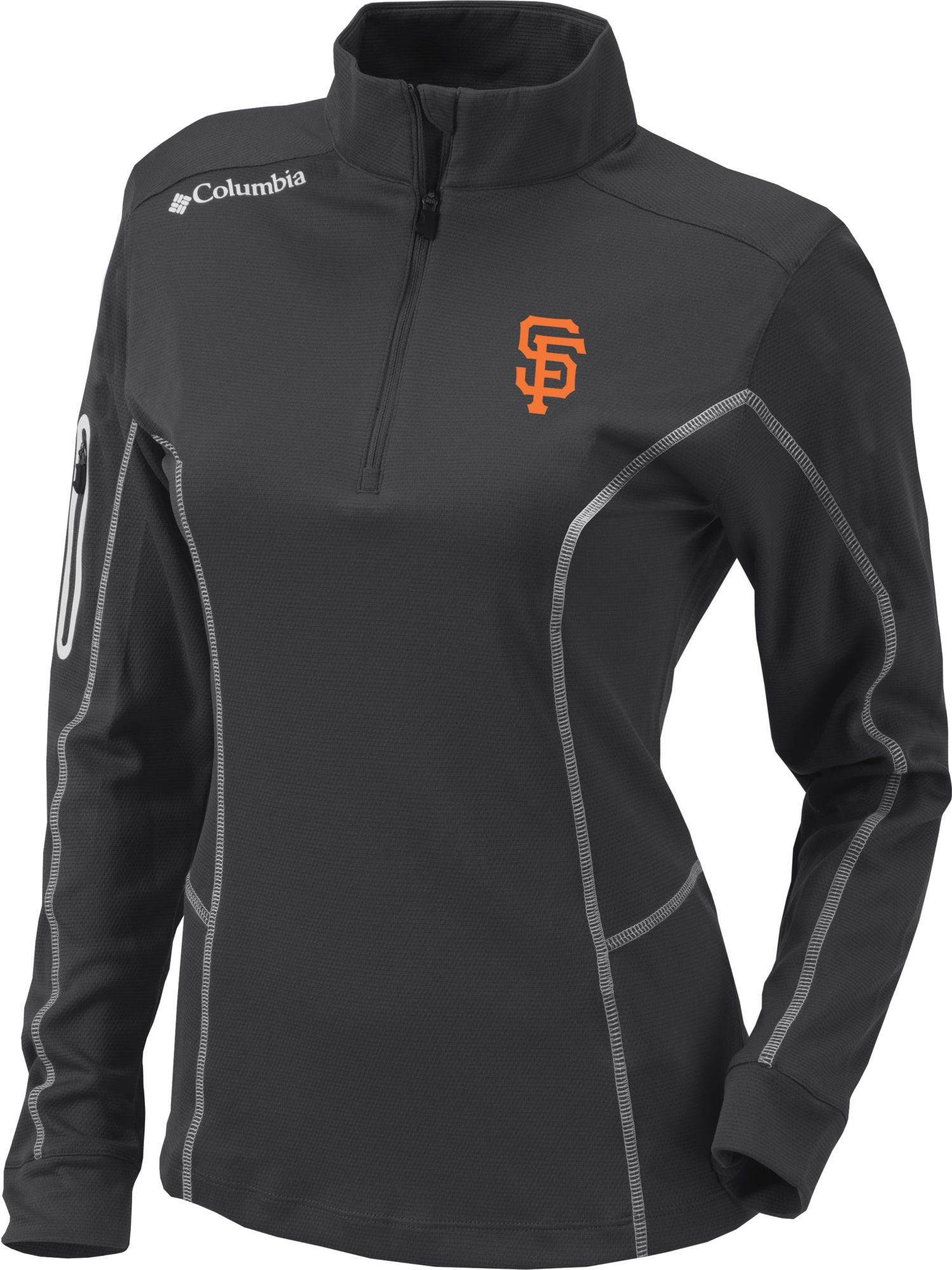 Columbia Women's San Francisco Giants Omni-Wick Shotgun 1/4 Zip Pullover product image