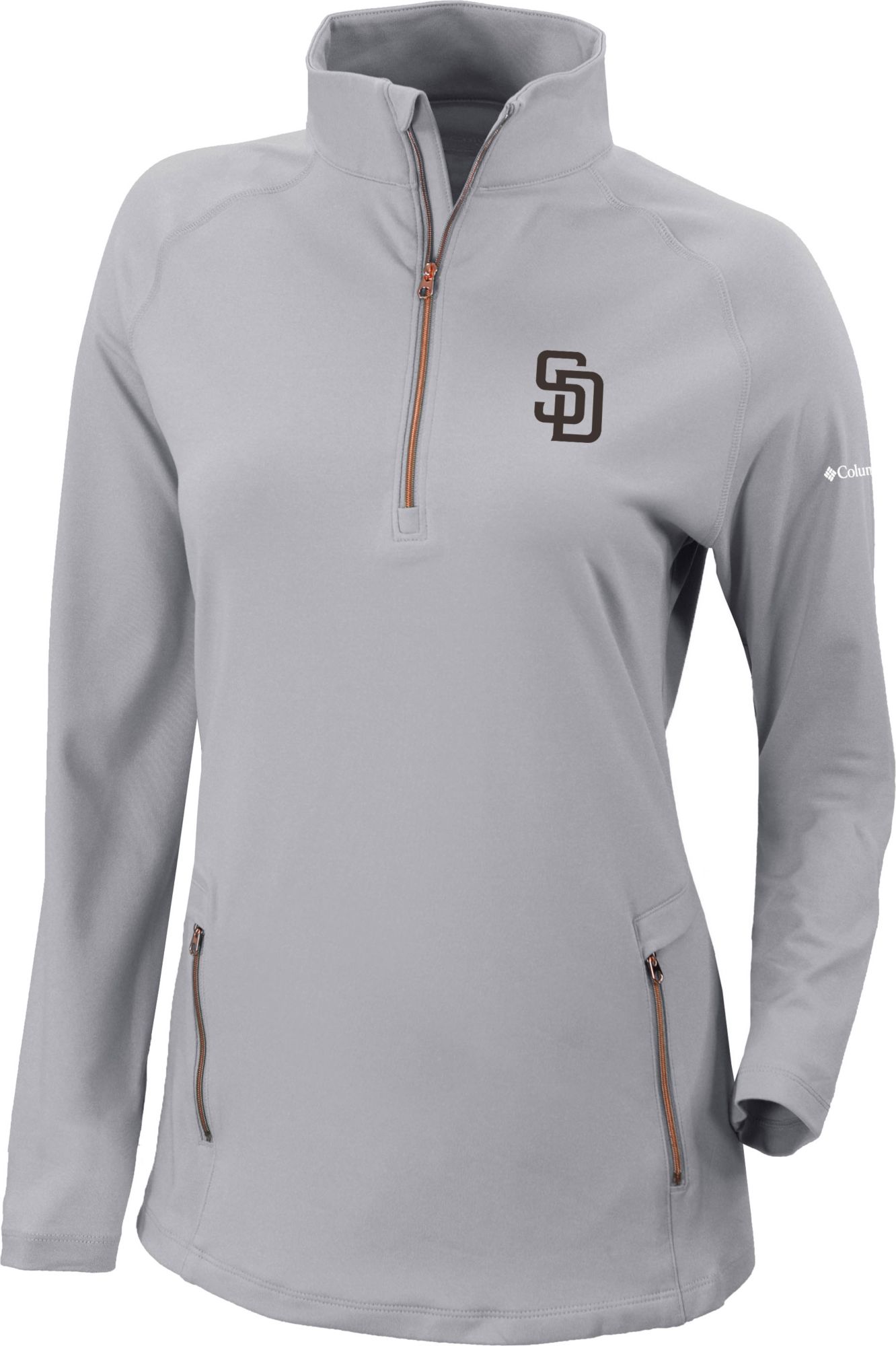 Columbia Women's San Diego Padres Omni-Wick Outward Nine 1/4 Zip Pullover product image