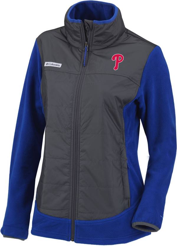 Columbia Women's Philadelphia Phillies Basin Butte Fleece Full Zip Jacket product image