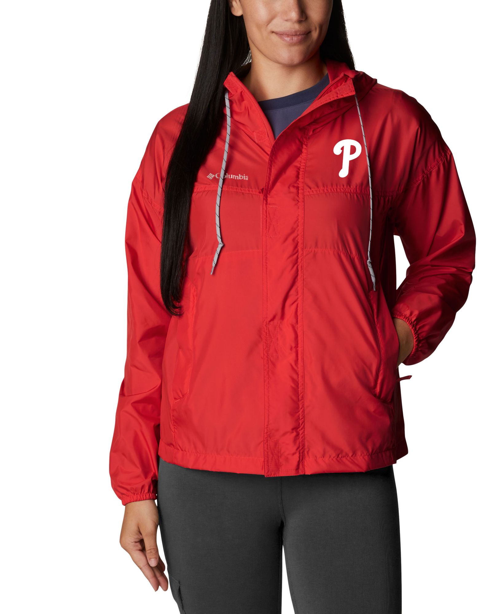 Columbia Women's Philadelphia Phillies Flash Challenger Windbreaker Jacket product image