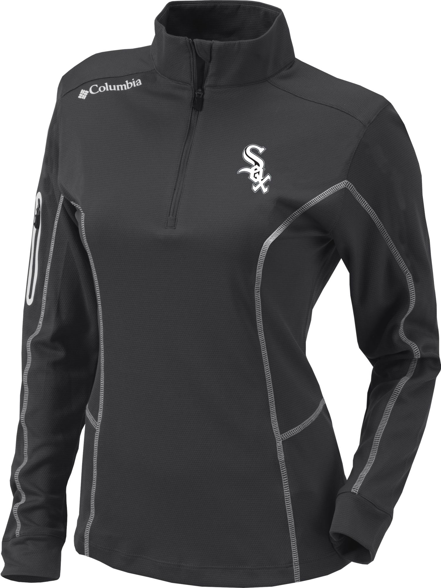Columbia Women's Chicago White Sox Omni-Wick Shotgun 1/4 Zip Pullover product image