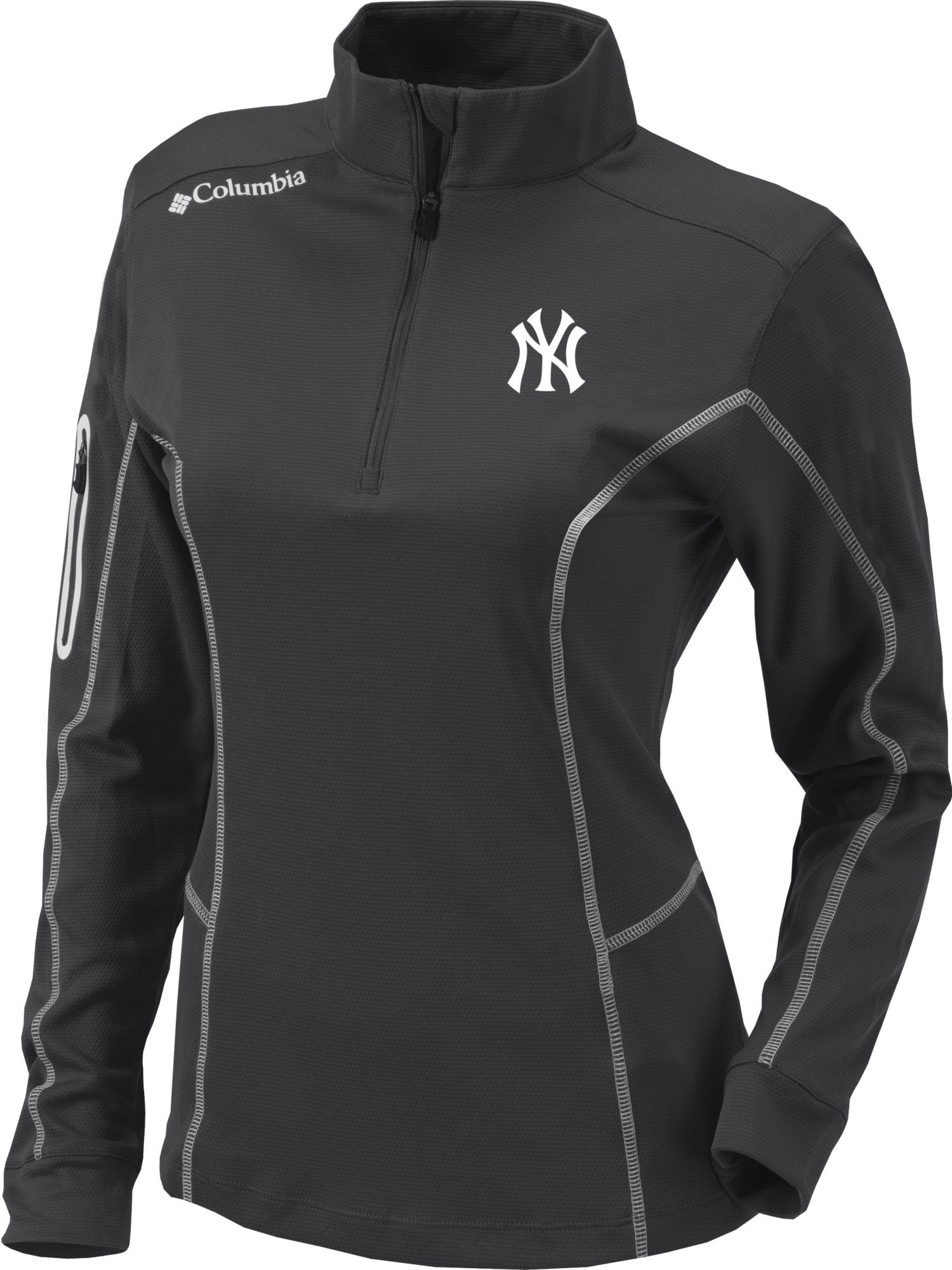 Columbia Women's New York Yankees Omni-Wick Shotgun 1/4 Zip Pullover product image