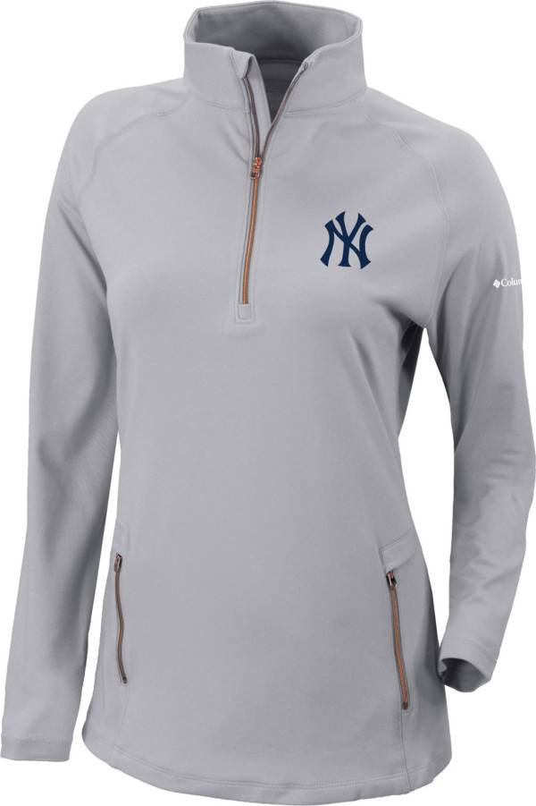 Columbia Women's New York Yankees Omni-Wick Outward Nine 1/4 Zip Pullover product image