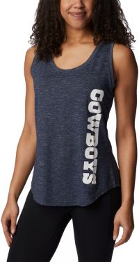 '47 Women's Dallas Cowboys Sunday Daze Grey Crop Top