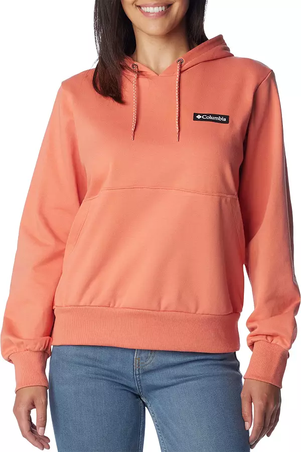 Columbia Women's Uphill Edge French Hoodie, Small, Faded Peach