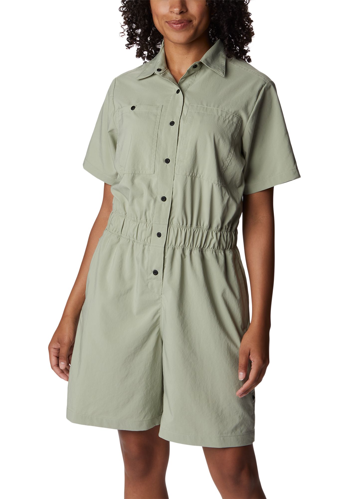 Columbia Women s Silver Ridge Utility Romper Xs Green