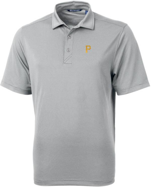 Nike Men's Pittsburgh Pirates Roberto Clemente #21 Grey Cooperstown V-Neck Pullover Jersey