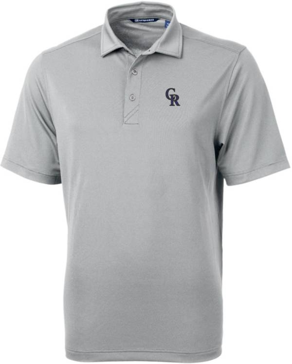 Cutter & Buck Men's Colorado Rockies Polished Virtue Eco Pique Polo product image