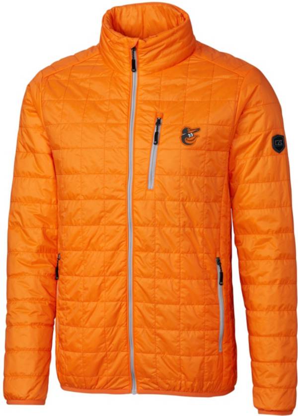 Cutter & Buck Men's Baltimore Orioles Eco Insulated Full Zip Puffer Jacket product image