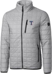 Cutter & Buck Men's Texas Rangers Polished PrimaLoft® Eco Insulated Puffer  Jacket