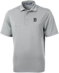 Antigua Men's Detroit Tigers White Big & Tall Esteem Polo