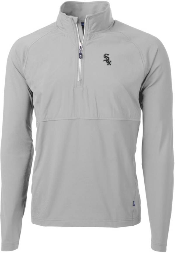 Cutter & Buck Men's Chicago White Sox Polished Eco Knit Stretch 1/4 Zip Pullover product image
