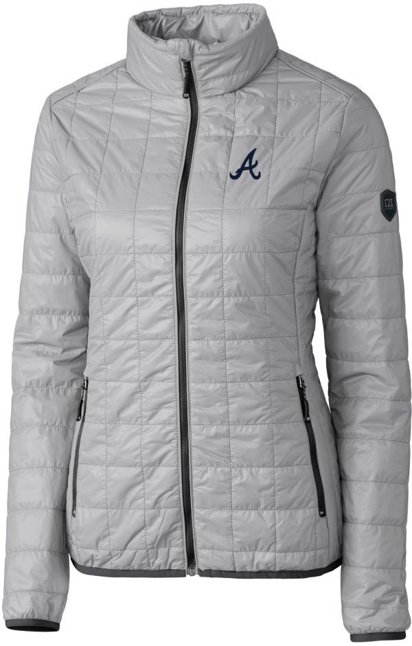 Cutter & Buck Women's Atlanta Braves Eco Insulated Full Zip Puffer Jacket product image