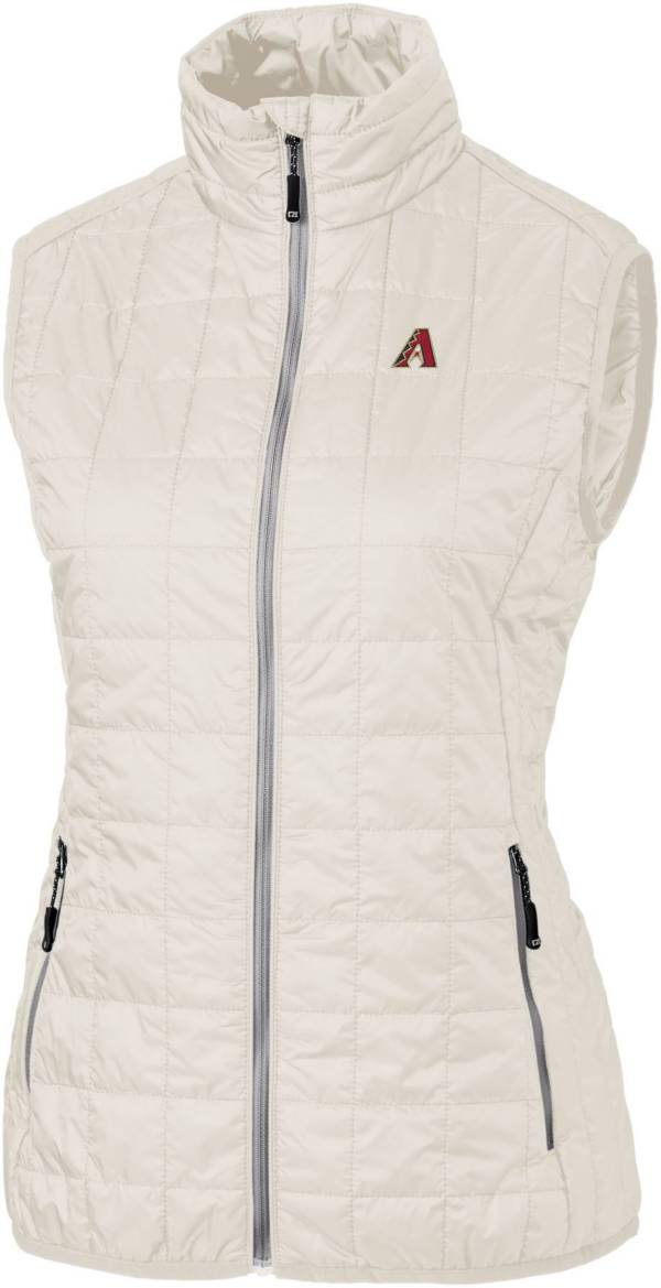 Cutter & Buck Women's  Arizona Diamondbacks Brown Eco Insulated Full Zip Vest product image