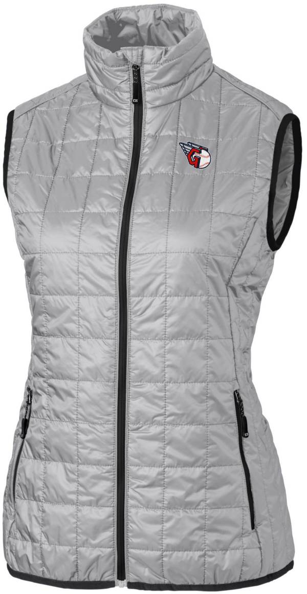 Cutter & Buck Women's  Cleveland Guardians Polished Eco Insulated Full Zip Vest product image