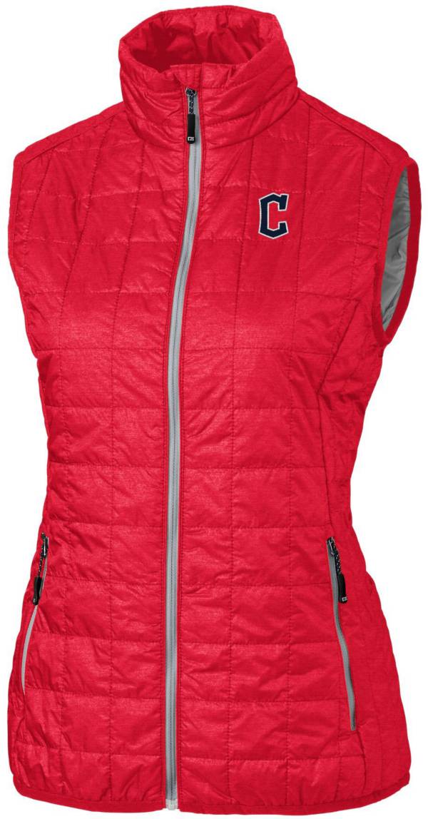 Cutter & Buck Women's  Cleveland Guardians Red Eco Insulated Full Zip Vest product image
