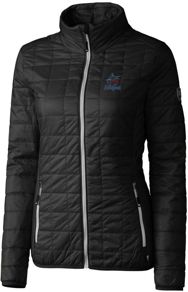 Cutter & Buck Women's Miami Marlins Eco Insulated Full Zip Puffer Jacket product image