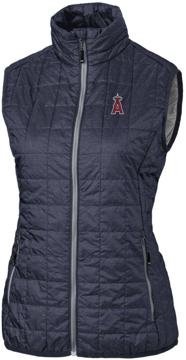 Cutter & Buck Women's  Los Angeles Angels Black Eco Insulated Full Zip Vest product image