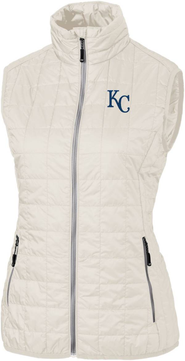 Cutter & Buck Women's  Kansas City Royals Brown Eco Insulated Full Zip Vest product image