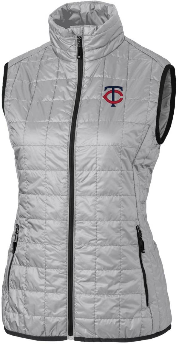 Cutter & Buck Women's  Minnesota Twins Polished Eco Insulated Full Zip Vest product image