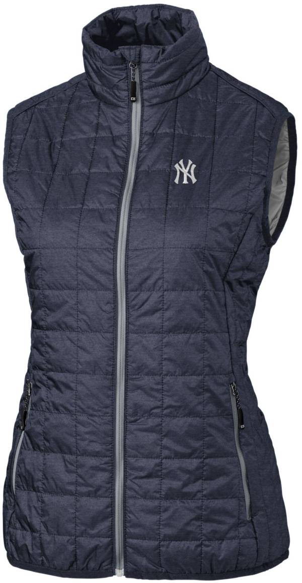Cutter & Buck Women's  New York Yankees Black Eco Insulated Full Zip Vest product image