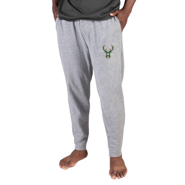 College Concepts Men's Milkwaukee Bucks Grey Cuffed Mainstream Pants product image